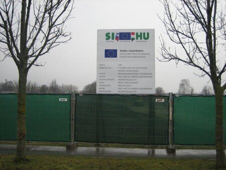 Delo na gradbišču - Mestni park Gornja Radgona 5